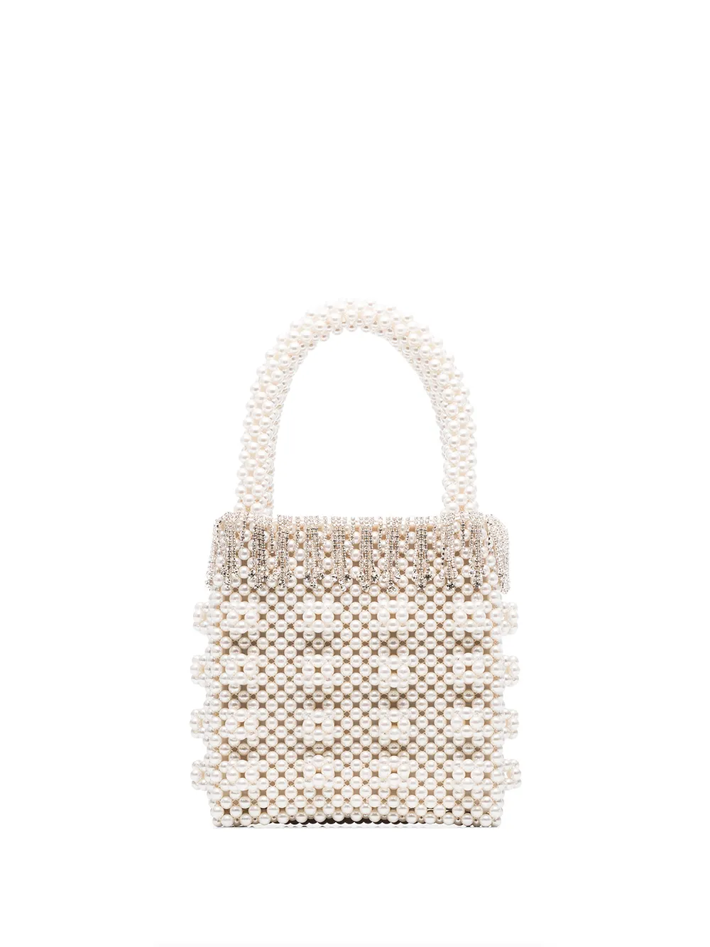 SHRIMPS HUCKLEBERRY CRYSTAL-EMBELLISHED BEADED MINI BAG