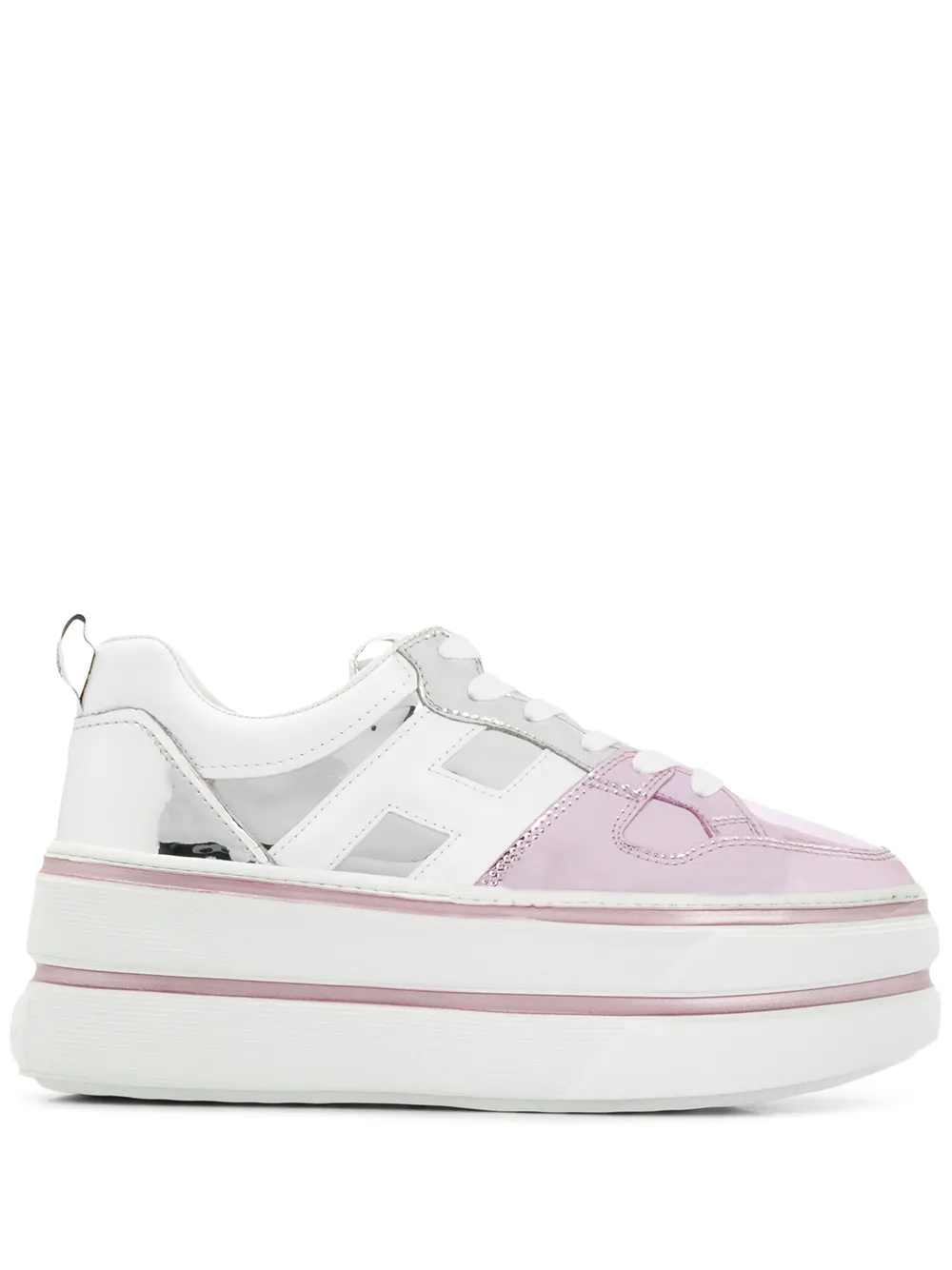 Hogan platform logo sneakers White