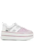Hogan platform logo sneakers - White