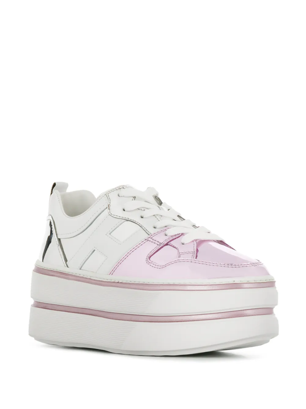 Hogan Sneakers met plateauzool - Wit