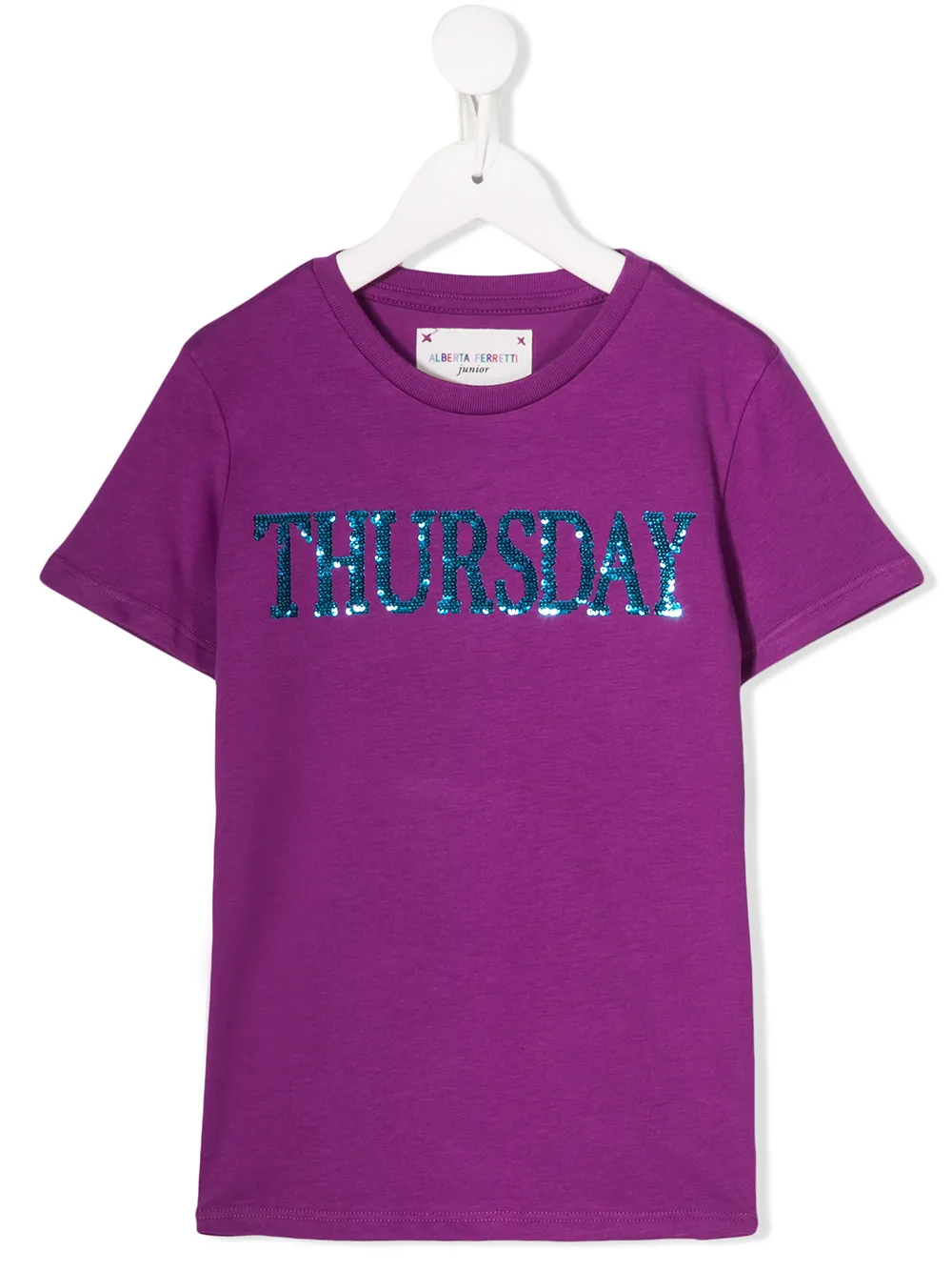 Alberta Ferretti Kids футболка с логотипом Alberta Ferretti Kids футболка с логотипом