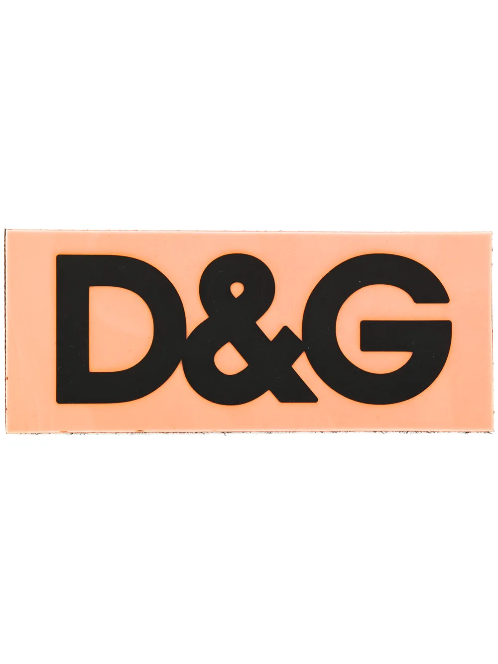 

Dolce & Gabbana D&G tape shoe patch - Orange