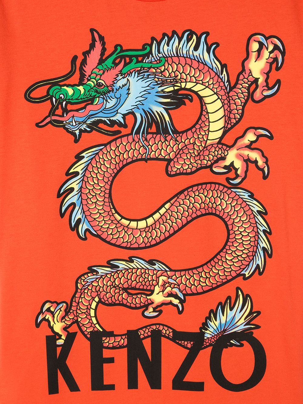 фото Kenzo Kids футболка Japanese Dragon