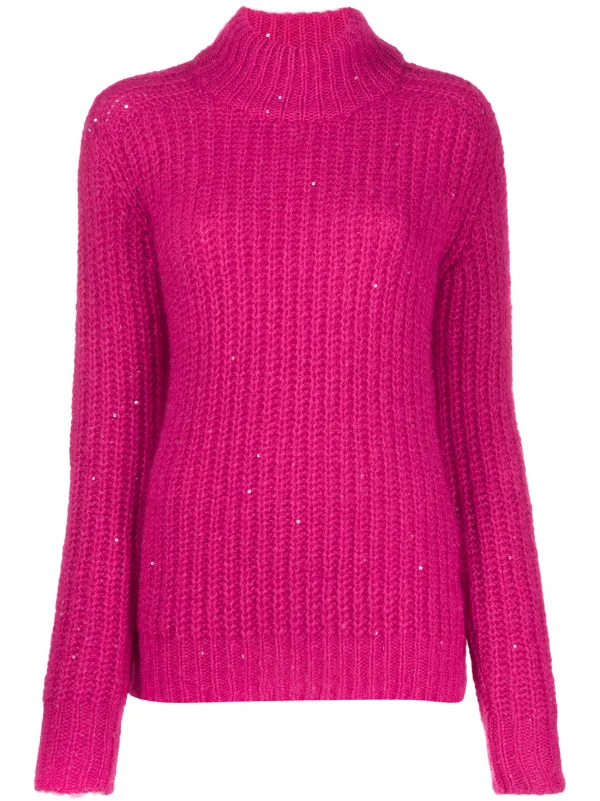 saint laurent pink jumper