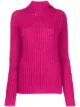 Image 1 of Saint Laurent sequinned turtleneck jumper
