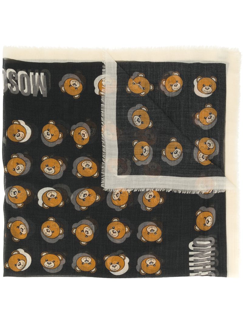 moschino teddy scarf