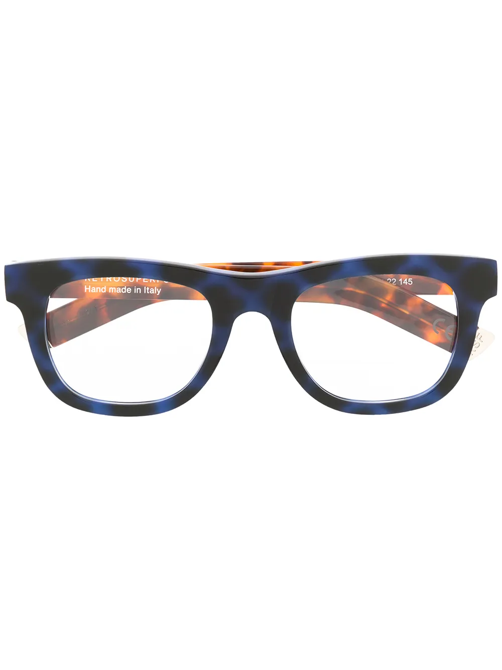 

Retrosuperfuture Ciccio angular glasses - Blue
