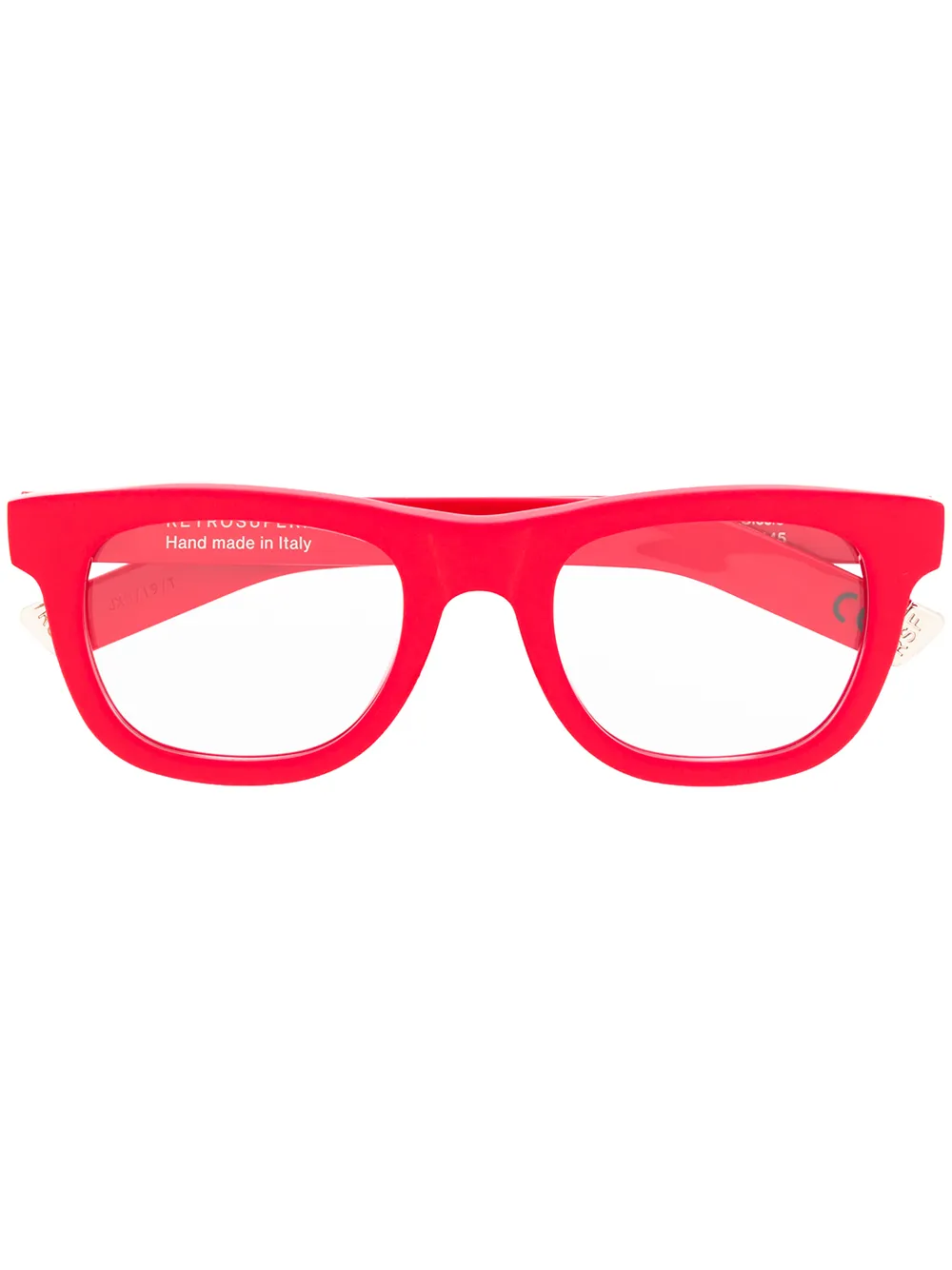 

Retrosuperfuture square frame glasses - Red