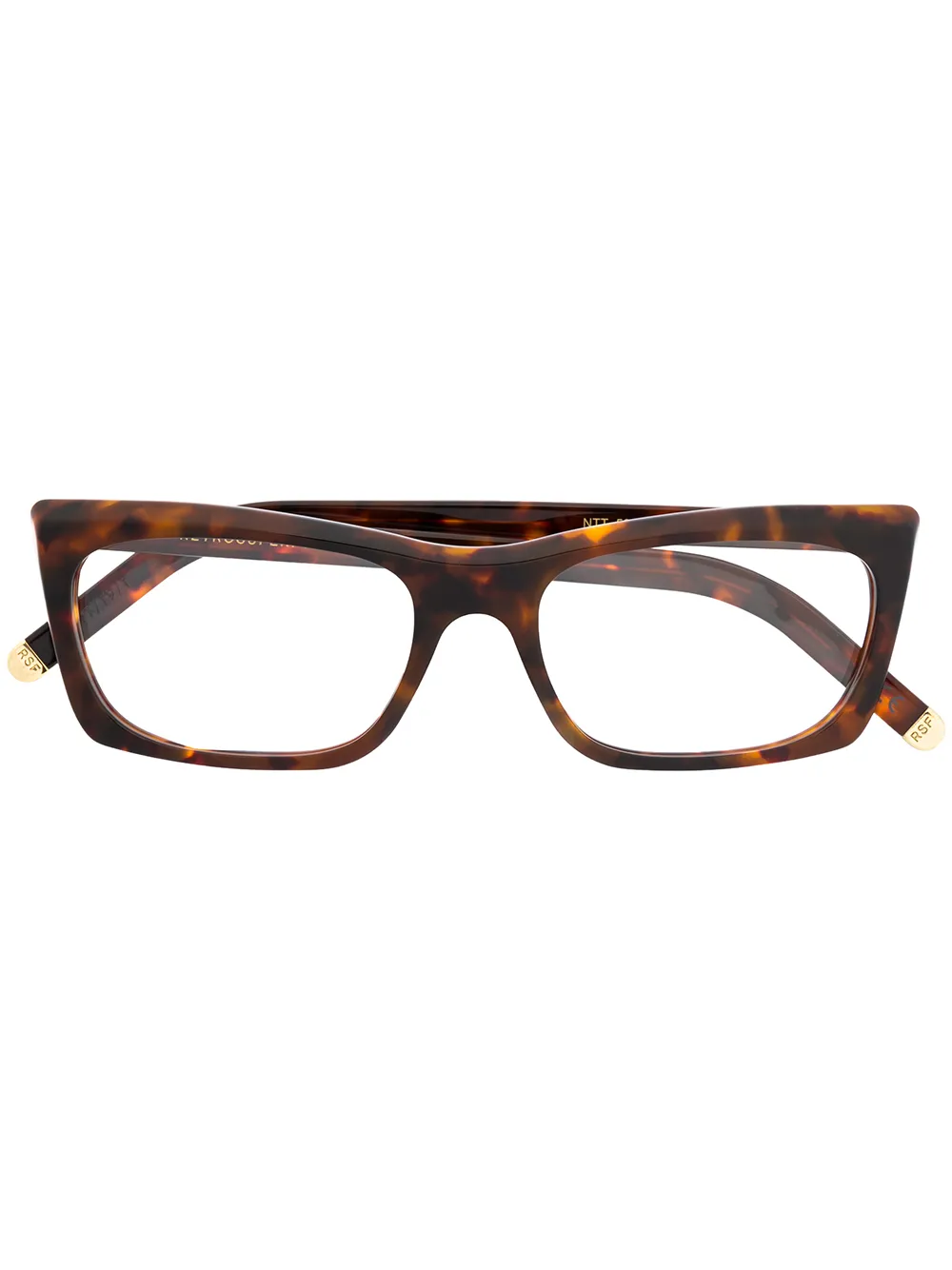 

Retrosuperfuture lentes Fred con armazón rectangular - Marrón