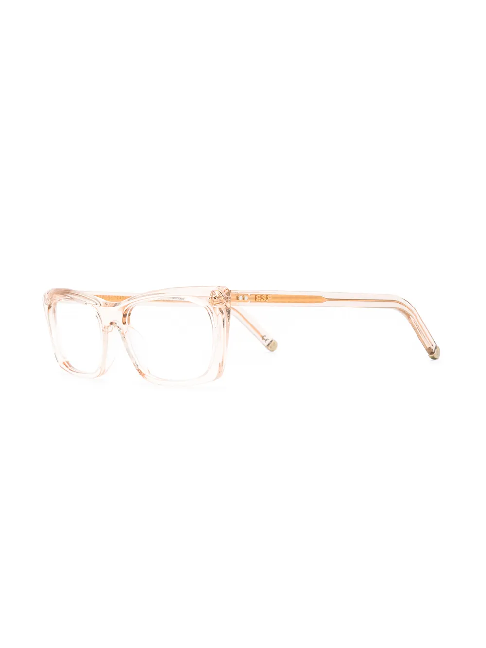 Retrosuperfuture Fred bril met kattenoog montuur - Beige