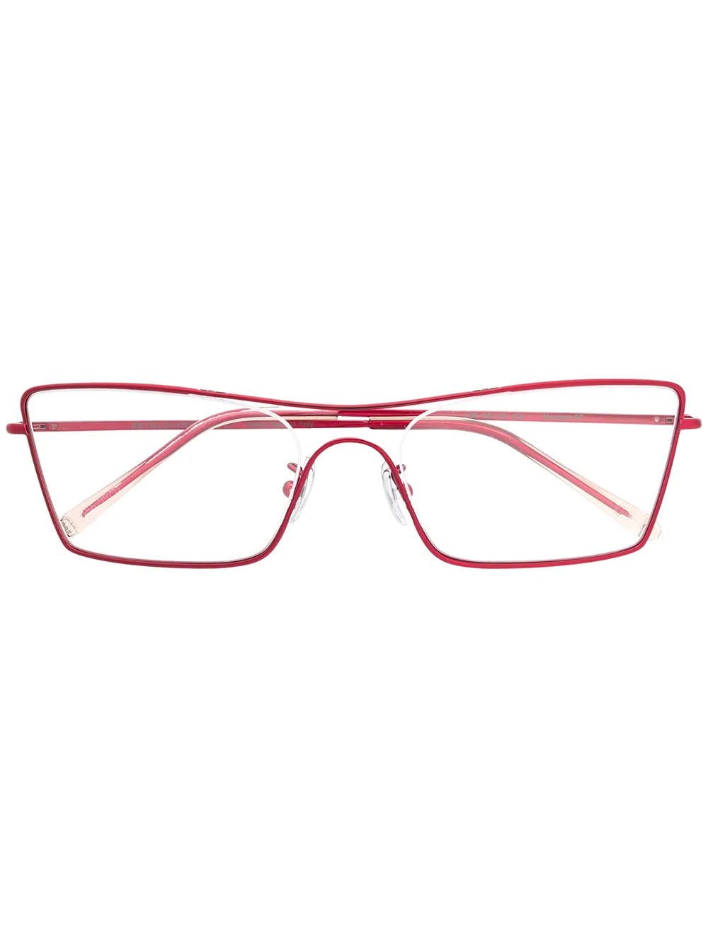 

Retrosuperfuture lentes con armazón cat eye - Rojo