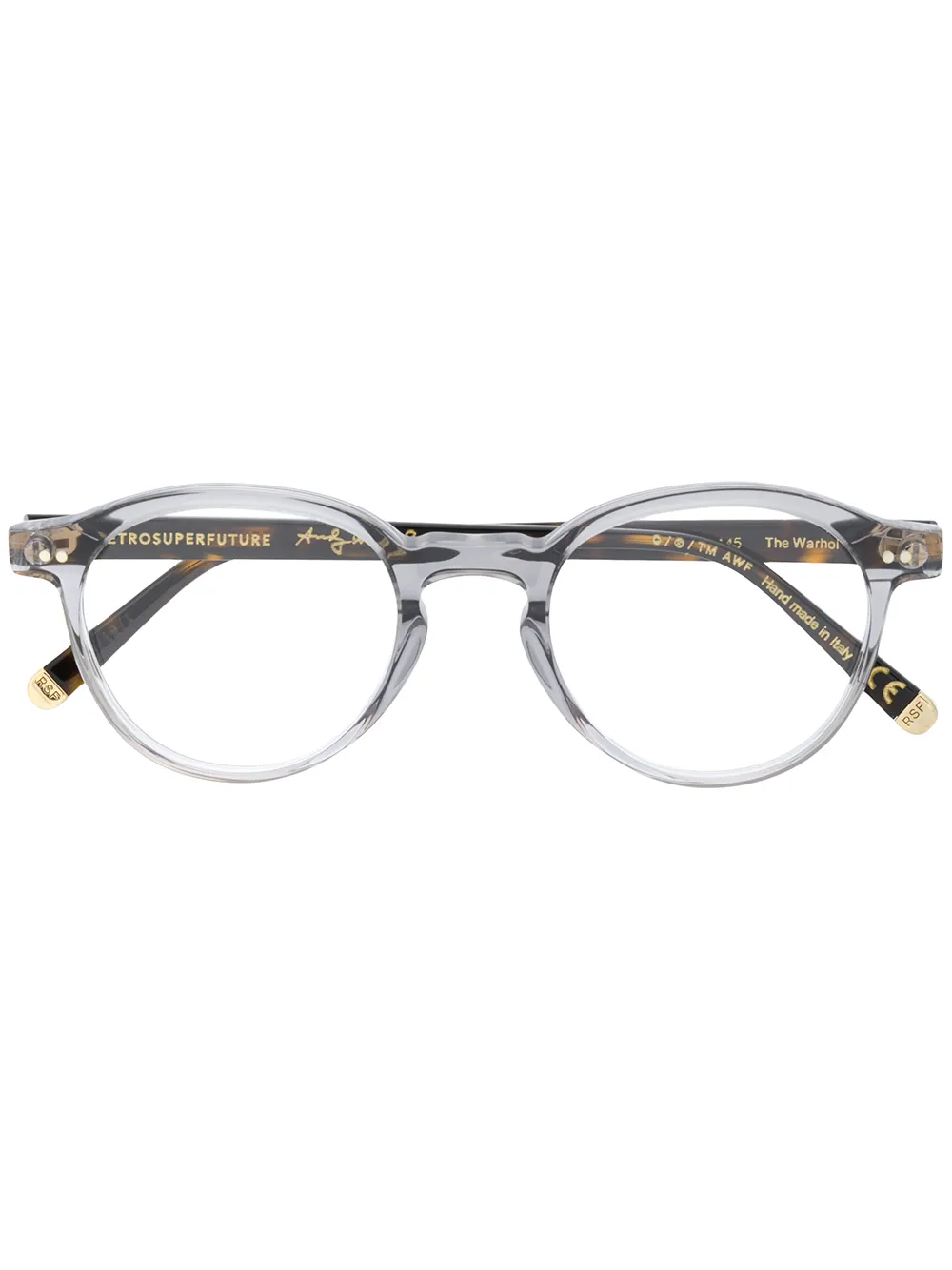 

Retrosuperfuture round frame glasses - Grey