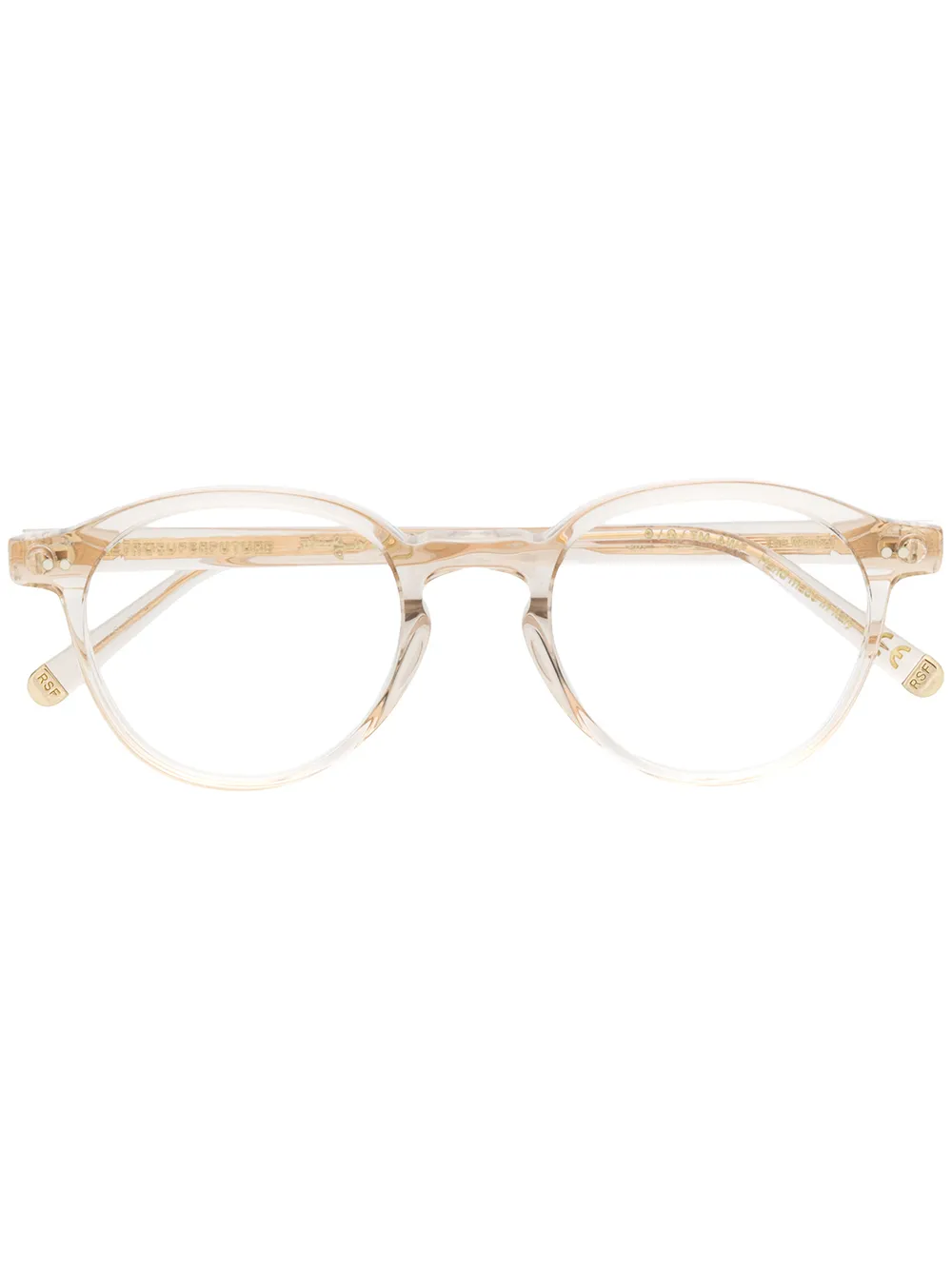 Retrosuperfuture round frame glasses - White