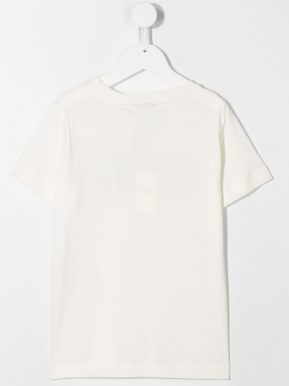 Shop Fendi Jersey Logo T-shirt In White