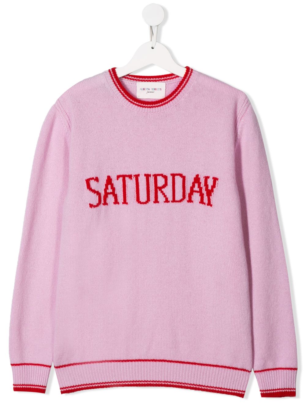 фото Alberta Ferretti Kids трикотажный свитер Saturday