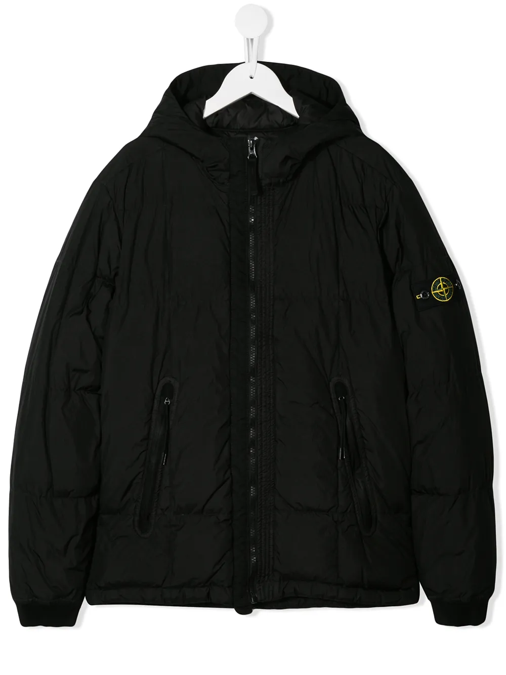 Stone Island Junior пальто на молнии с логотипом Stone Island Junior пальто на молнии с логотипом
