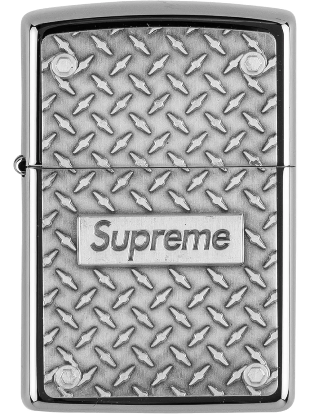 19SS Supreme Diamond Plate Zippo-