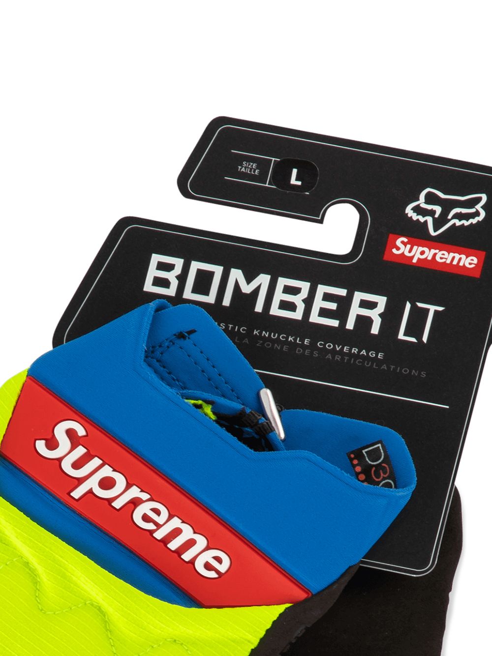 фото Supreme перчатки fox racing bomber lt