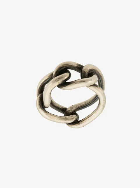 WERKSTATT:MÜNCHEN anillo con motivo de cadena