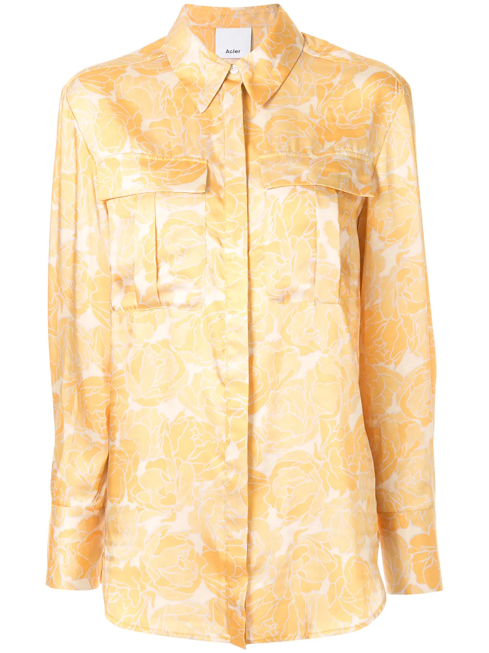 Acler Wallace Shirt In Yellow