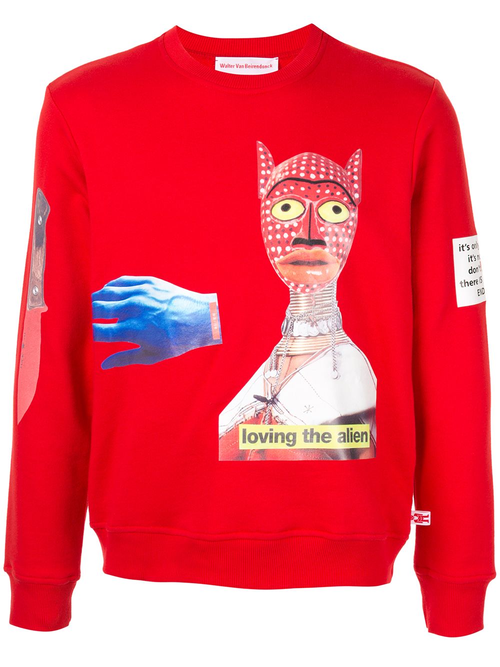 фото Walter Van Beirendonck Pre-Owned толстовка Loving the Alien