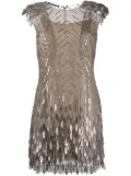 Alberta Ferretti sequin embellished dress - Grey