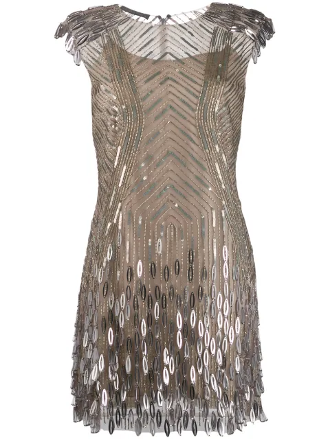 Alberta Ferretti sequin embellished dress
