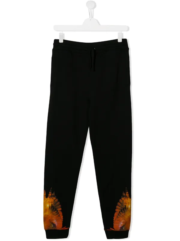 graphic track pants