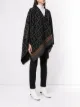 Fendi FF V-neck poncho