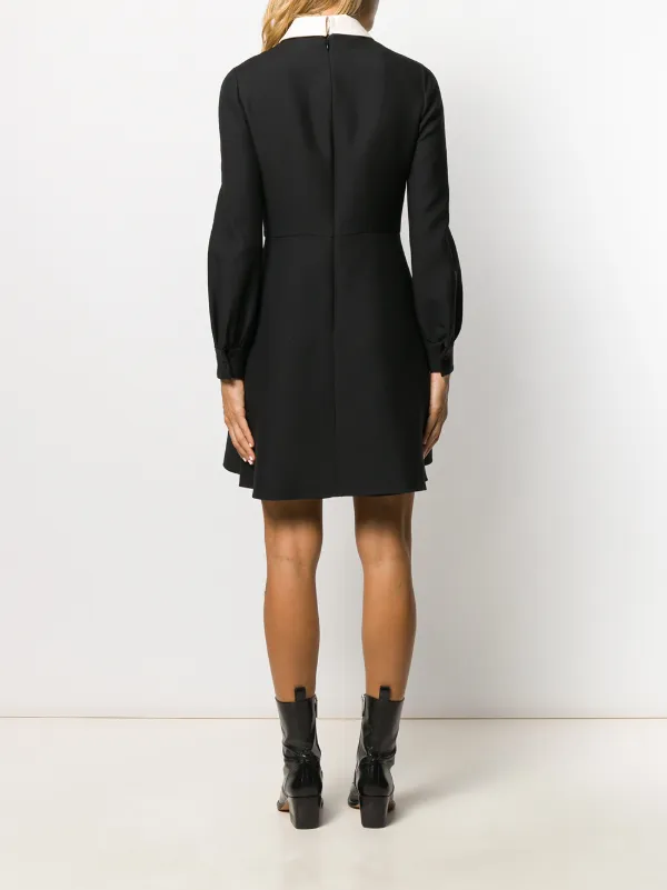Valentino Garavani Embroidered Butterfly Flared Dress