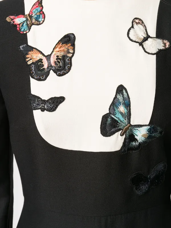 Adding Embroidered Butterflies à la Valentino - Threads