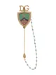 Image 1 of Dolce & Gabbana enamel lion logo brooch