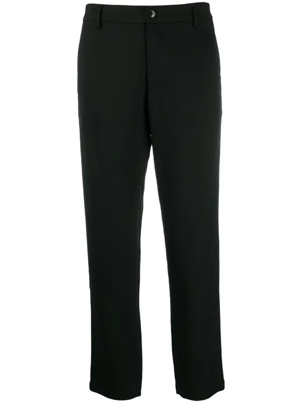 straight cut black pants
