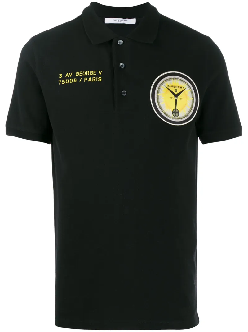Givenchy – logo polo shirt – men – Cotton – S, M, L, XL – Black