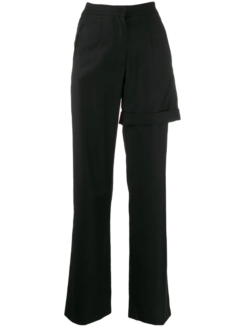 Materiel Matériel High-waisted Trousers - Black