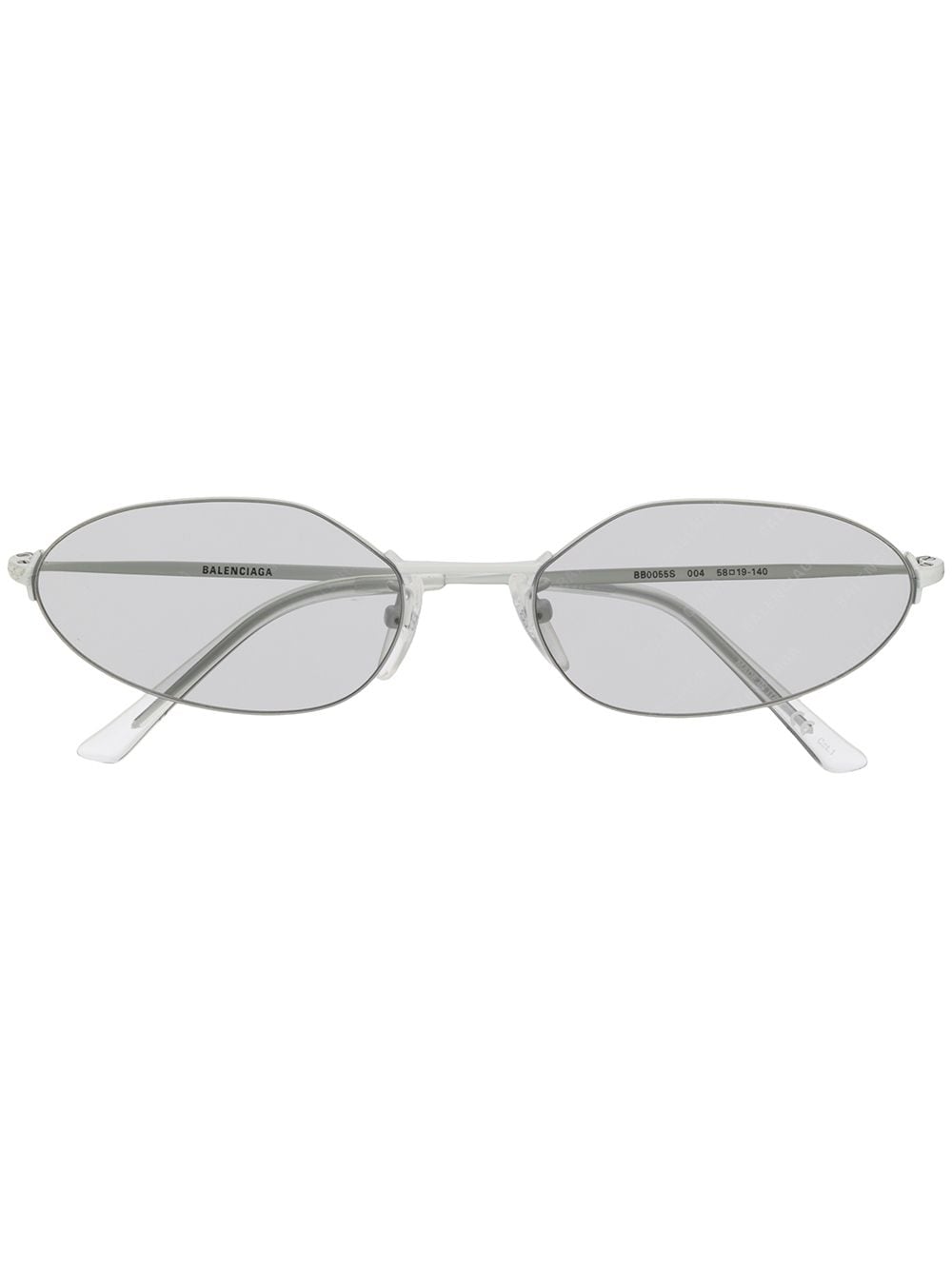 фото Balenciaga eyewear солнцезащитные очки в овальной оправе