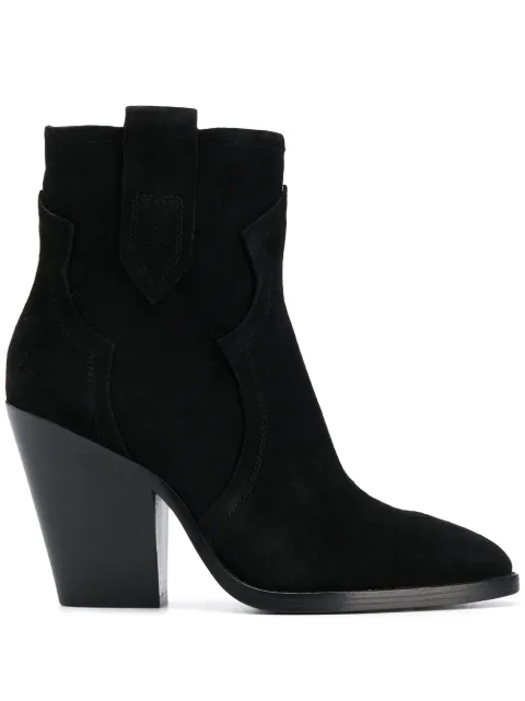 ASH ESQUIRE HEEL ANKLE BOOTS
