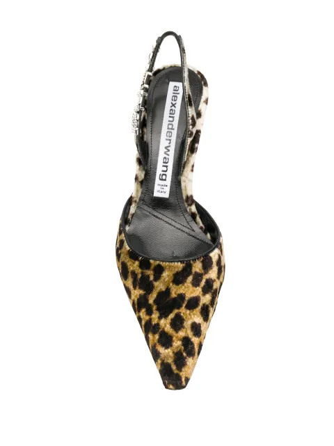 ALEXANDER WANG EMBELLISHED KITTEN PUMPS