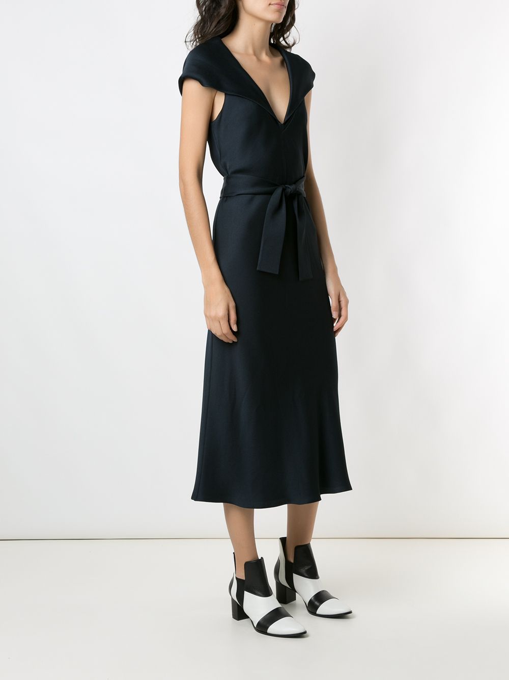 Gloria Coelho Tie Waist Midi Dress - Farfetch