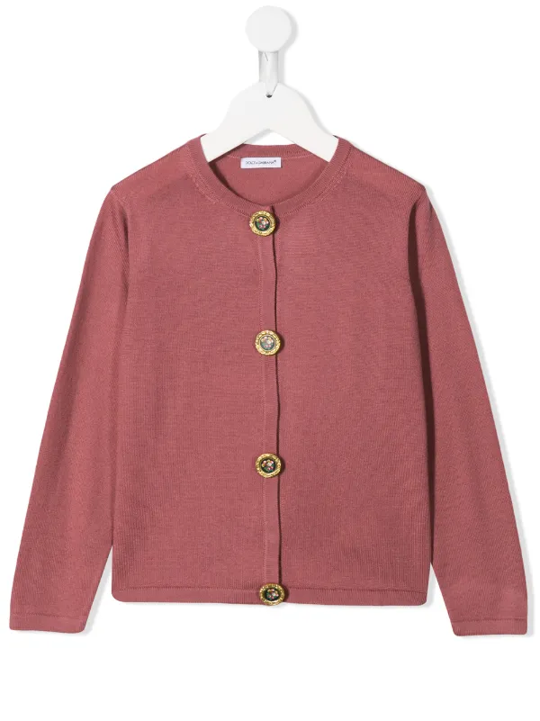 kids pink cardigan