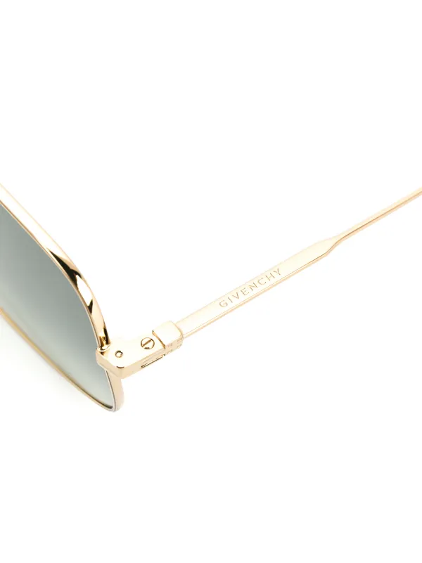 givenchy gold aviator glasses frames