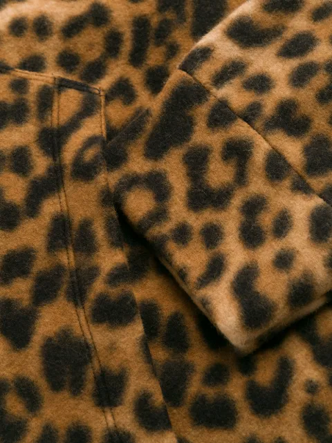 N°21 ANIMAL PRINT HOODED JACKET