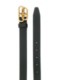 Balenciaga BB leather belt - Black