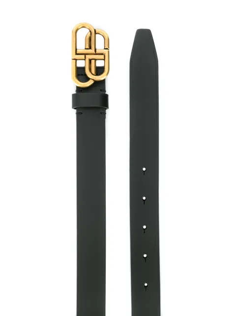 Balenciaga BB leather belt