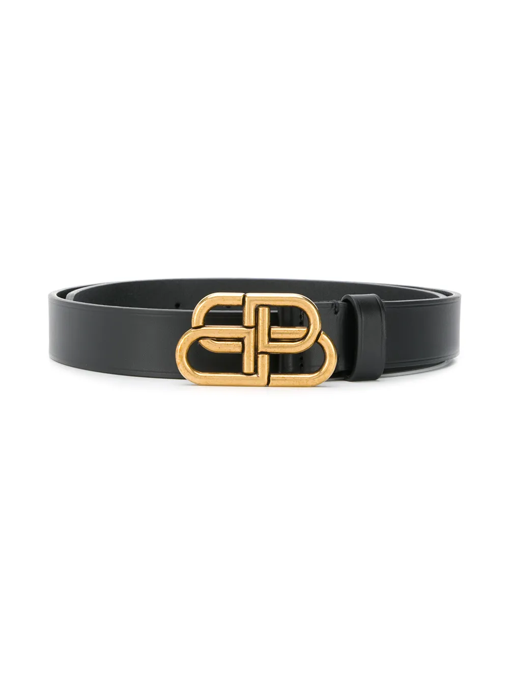 Balenciaga Leren riem Zwart