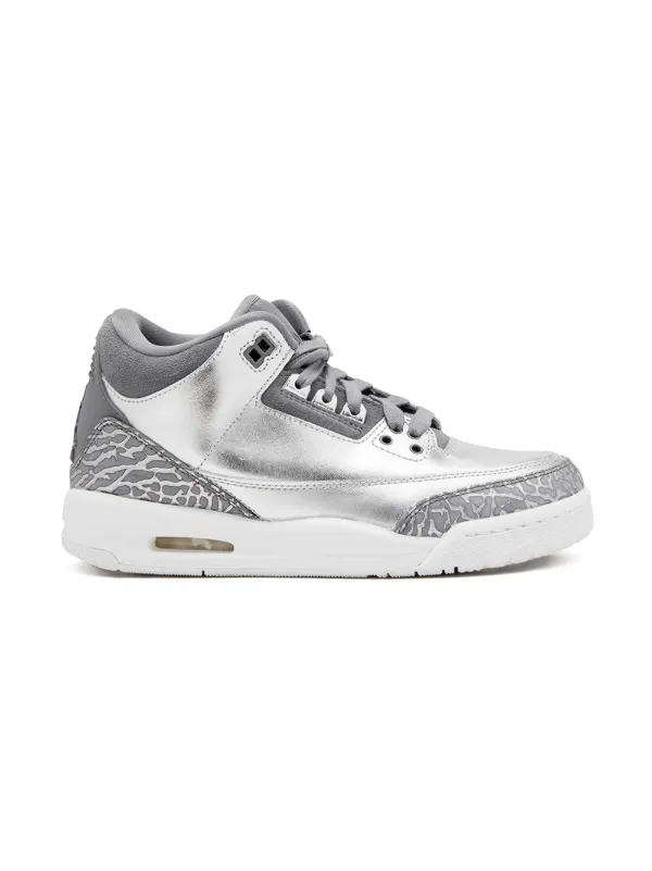 silver jordan 3