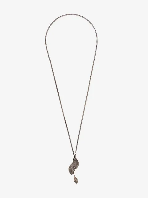 WERKSTATT:MÜNCHEN collar con dije de hojas