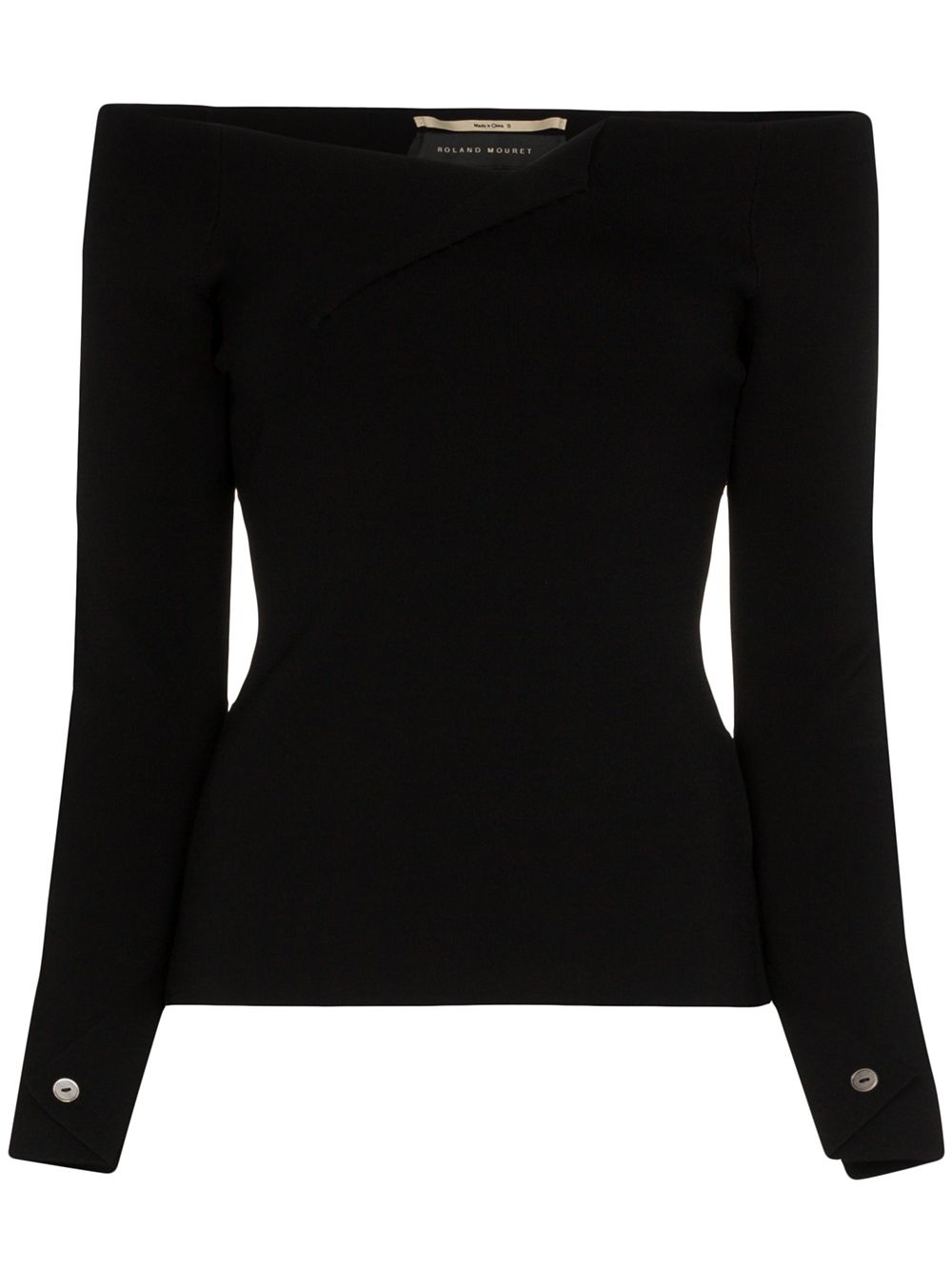 ROLAND MOURET ANGELES OFF-THE-SHOULDER TOP