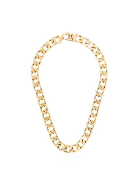 LAUD 18KT GOLD CURB CHAIN NECKLACE