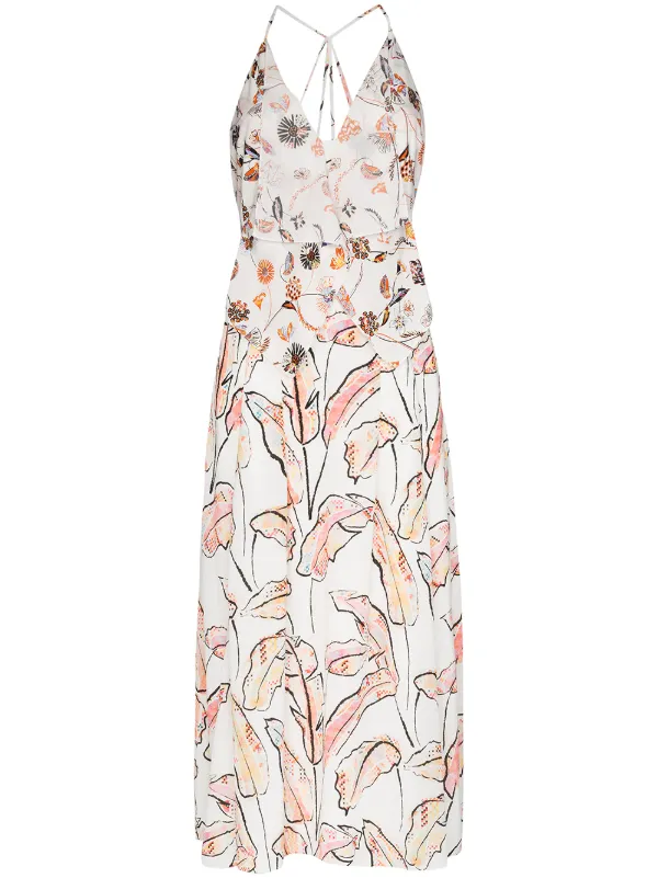 floral one piece gown